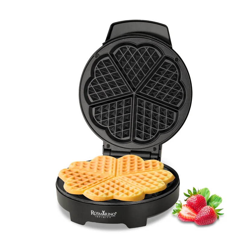 Aparat de gofre Infinity Heart Waffle, 750 W