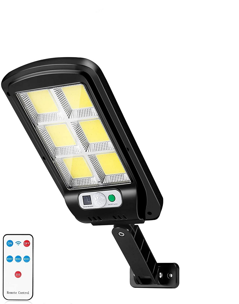 Lampa solara LED cu suport prindere telecomanda 10W