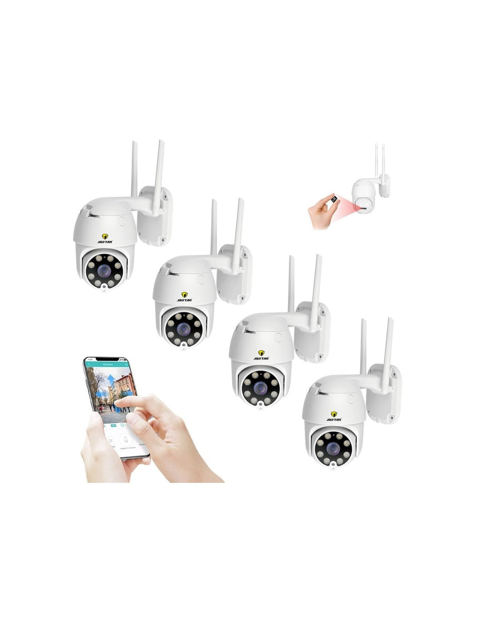 Pachet 4 X Camera De Supraveghere Jortan Wifi IP, Rotatie 355 Grade, Model JT-8160 QJ