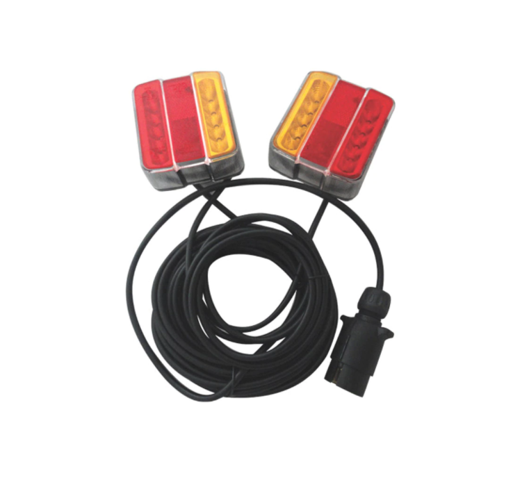 Kit stop lampi cu LED si magnet 12V