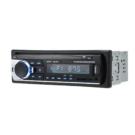 Casetofon auto Radio, 4x60W, Bluetooth, USB, card SD, telecomanda